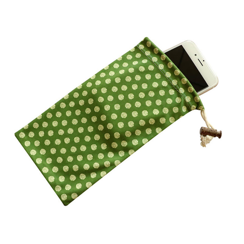 Bolsa de telefone de microfibra revestida suavemente 160-230gm 80% poliéster 20% poliamida ou 100% poliéster